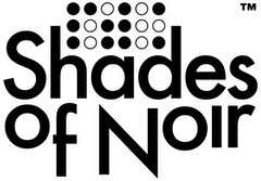 Black and white Shades of Noir logo